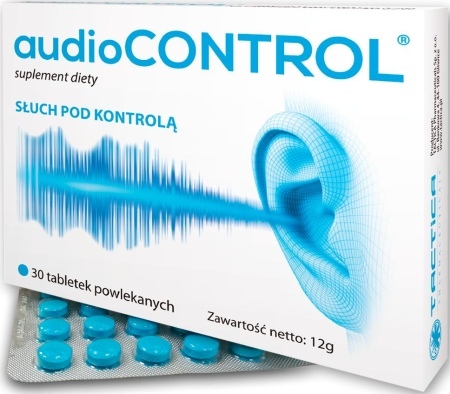 Audiocontrol, tabletki powlekane 30 szt.