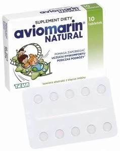 AVIOMARIN NATURAL TABLETKI POWLEKANE * 10