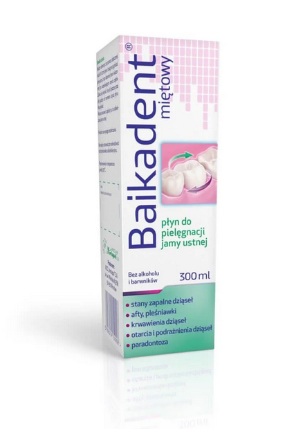 BAIKADENT płyn miętowy 300ML                      