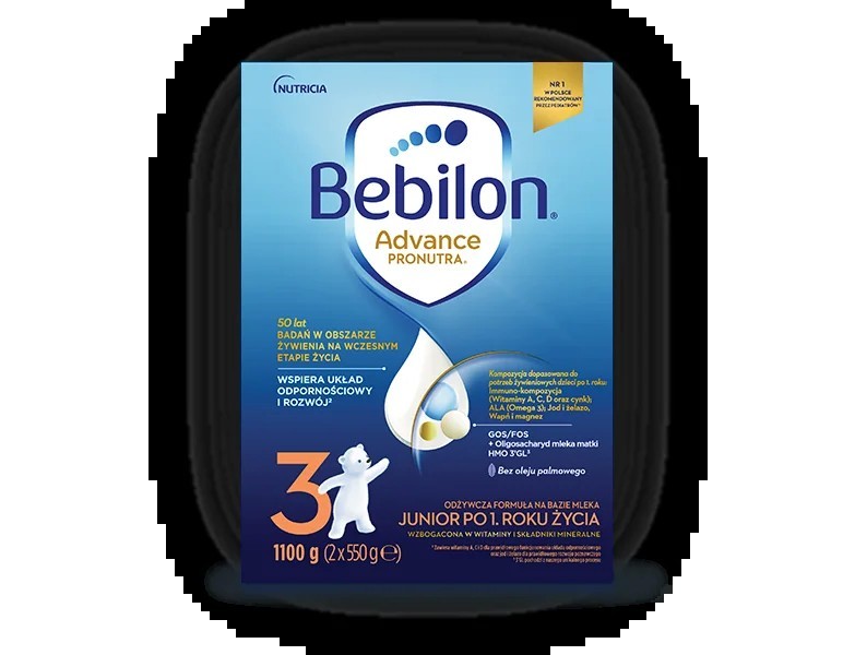 BEBILON 3 PRONUTRA - ADVANCE  proszek 1100g 1r+