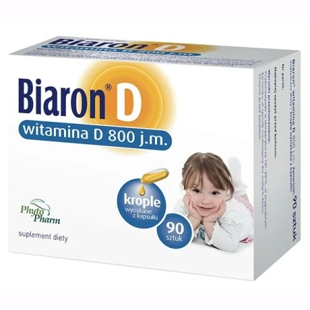 Biaron Witamina D 800 j.m. -  90 kaps.