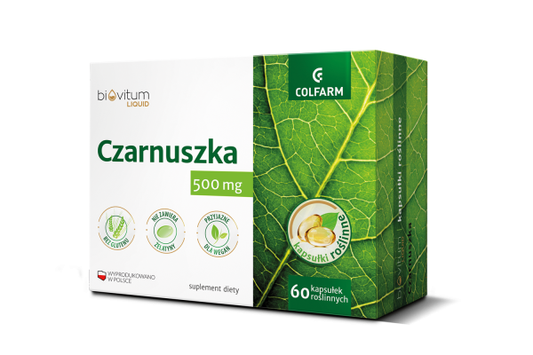 BIOVITUM LIQUID CZARNUSZKA kaps. 500mg* 60        