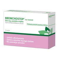 BRONCHOSTOP na kaszel pastylki miękkie * 20       
