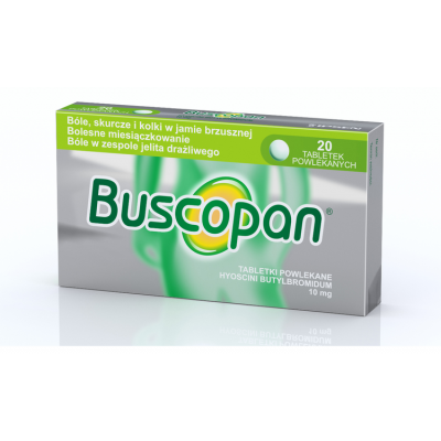BUSCOPAN tabl.powl.0,01g *20tabl.                 