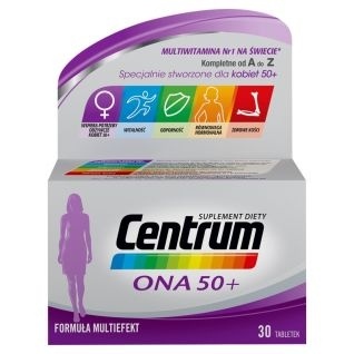 CENTRUM ONA 50+ tabletki * 30 Formuła multiefekt