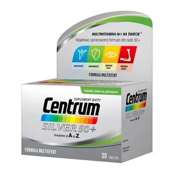 CENTRUM SILVER 50+ KOMPLETNE od A do Z *  30tabl. 