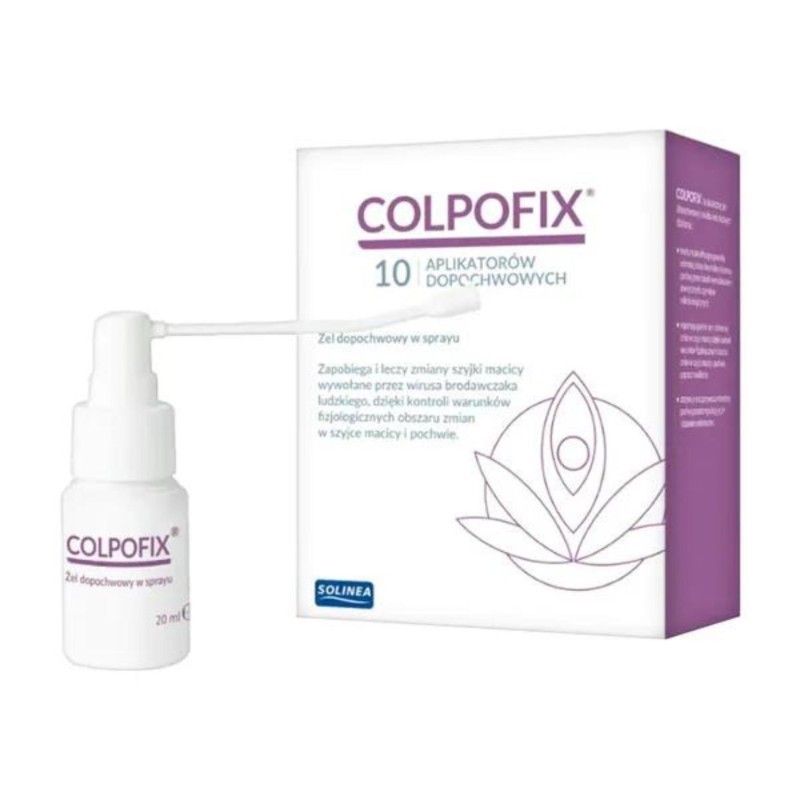 COLPOFIX ŻEL DOPOCHWOWY SPRAY 20ml+10aplikatorów  