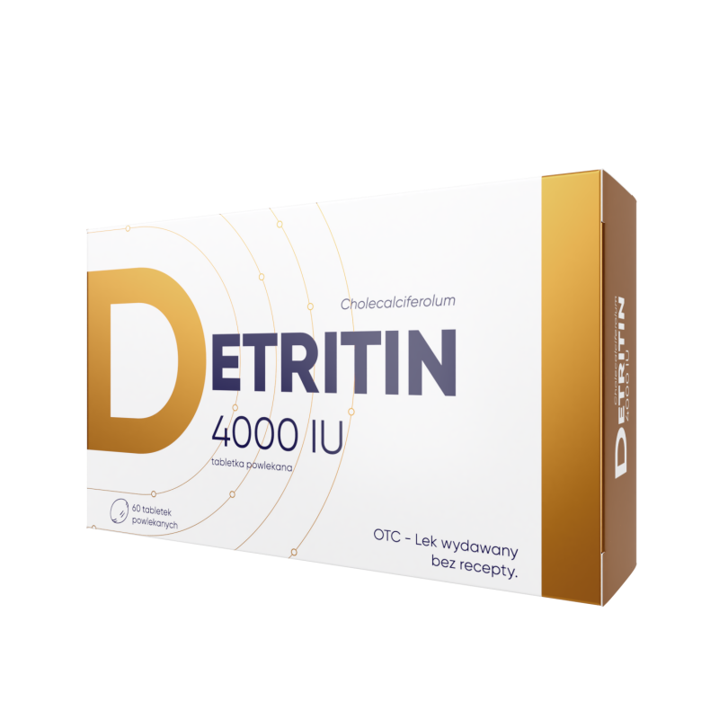DETRITIN 4000 IU * 60 tabl.powl.                  