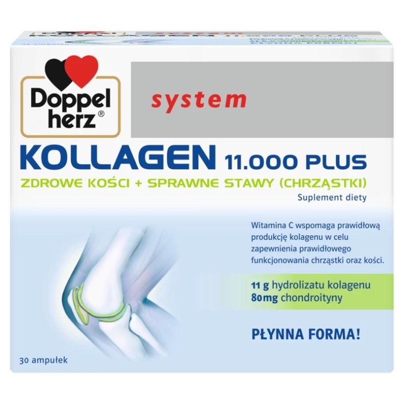 DOPPELHERZ system KOLLAGEN 11.000 Plus 25ml*30amp.