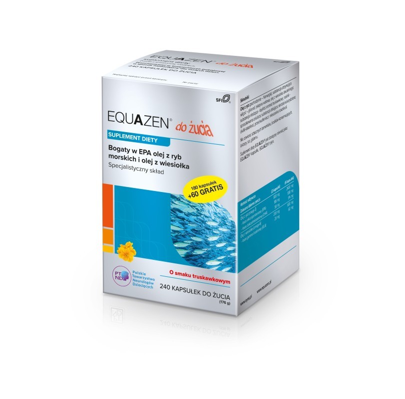 EQUAZEN d/żucia *180kaps.+60kaps. gratis          