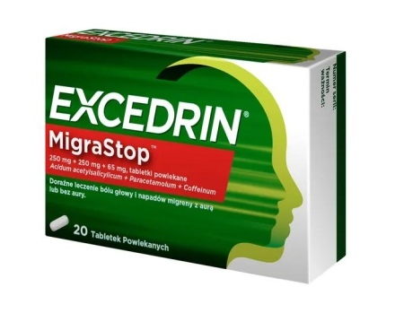 EXCEDRIN MIGRASTOP *20tabl.powl.                  