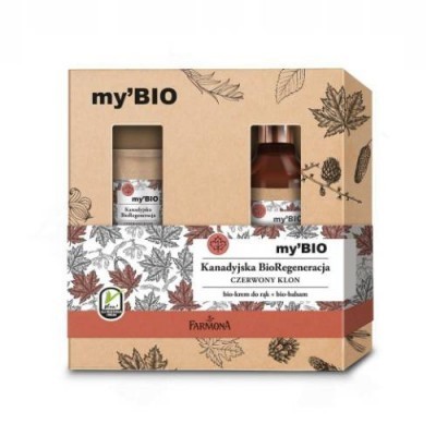 Farmona my'BIO Zestaw BioRegeneracja, krem i balsam, 400ml + 100ml  
