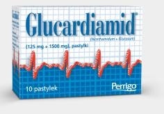 Glucardiamid 1500 mg + 125 mg pastylki 10 pastylek