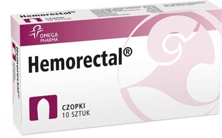 Hemorectal - czopki doodbytnicze 10 szt.