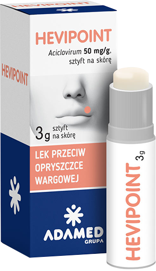 HEVIPOINT 50mg/g sztyft na skórę 3g               