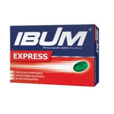 Ibum Express Forte 400 mg kapsułki miękkie 6 sztuk