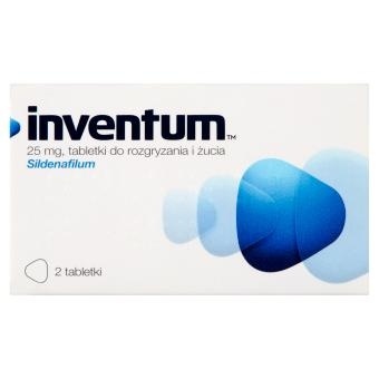 Inventum 25 mg, tabletki do rozgryzania i żucia, 2 tabletki