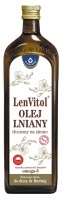 LenVitol olej lniany tłoczony na zimno - płyn 1 l