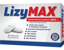 Lizymax 684 mg tabletki powlekane 10 sztuk