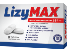 Lizymax 684 mg tabletki powlekane 10 sztuk
