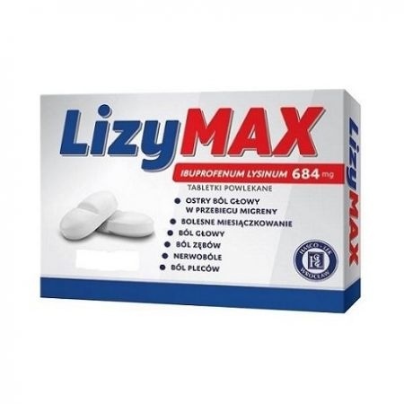 Lizymax 684 mg tabletki powlekane 20 sztuk