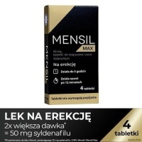 MENSIL MAX 50mg * 4 tabl.do rozgr.i żucia Hasco   