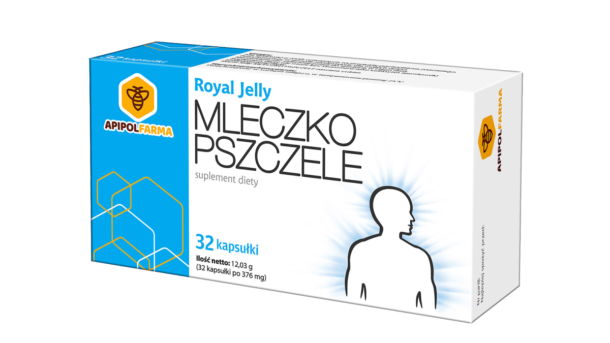 MLECZKO PSZCZELE (ROYAL JELLY) 300mg * 32kaps.    