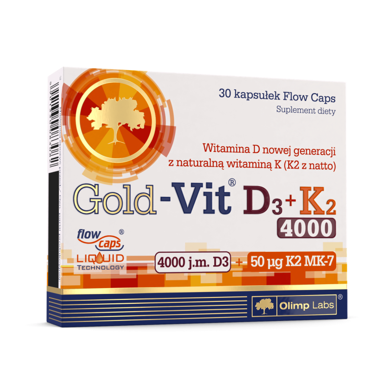 OLIMP GOLD-VIT D3+K2 4000 *30kaps.                