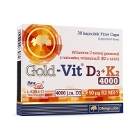 OLIMP GOLD-VIT D3+K2 4000 *30kaps.                