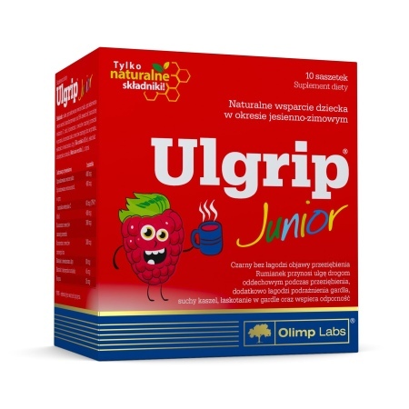 Olimp Ulgrip med Junior malinowy - syrop 125 ml