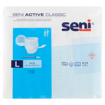 PIELUCHOMAJTKI SENI ACTIVE CLASSIC ELAST L*10szt  