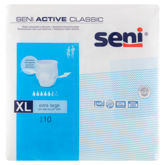 PIELUCHOMAJTKI SENI ACTIVE CLASSIC ELAST XL*10szt 