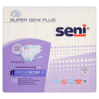 PIELUCHOMAJTKI SUPER SENI PLUS EXTRA LARGE -10szt 