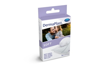 Plaster DermaPlast SOFT 6cm*1m- 1 opakowanie