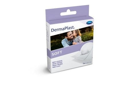 Plaster DermaPlast SOFT 8cm*1m- 1 opakowanie