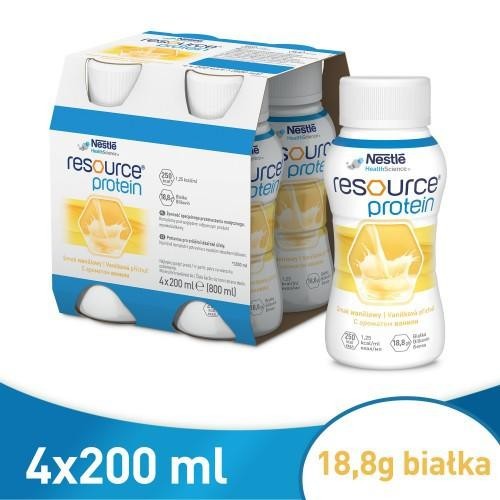 RESOURCE PROTEIN WANILIA płyn (4 x 200ml)         