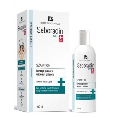 SEBORADIN MED szampon przeciw wszom i gnidom 100ml