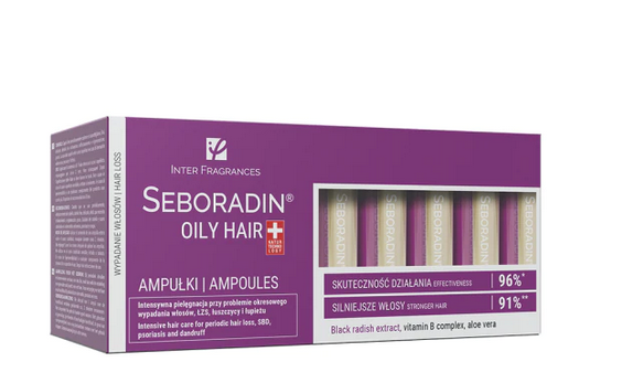 SEBORADIN OILY HAIR ampuki * 14szt.               