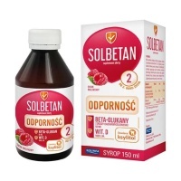 SOLBETAN syrop 150 ml (smak malinowy)             