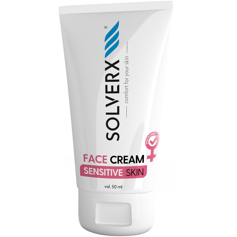 Solverx Face Cream Semsitive Skin For WoMen, krem, 50 ml  
