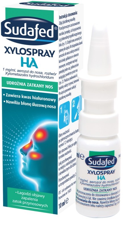 SUDAFED XYLOSPRAY HA 1mg/ml 10ml''                