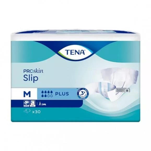 TENA SLIP PROSKIN PLUS M * 30                     