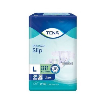 TENA SLIP PROSKIN SUPER OTC L * 10                