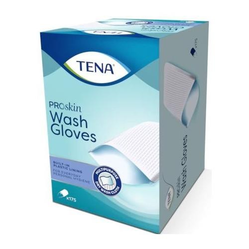 TENA WASH GLOVE rękawice do mycia ciała 175szt    