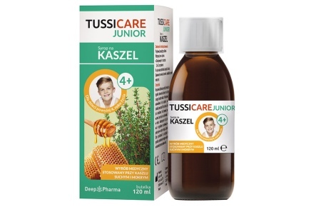 TUSSICARE JUNIOR syrop butelka 120ml