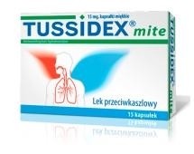 Tussidex mite 15 mg kapsułki miękkie 15 sztuk