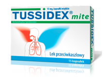 Tussidex mite 15 mg kapsułki miękkie 15 sztuk