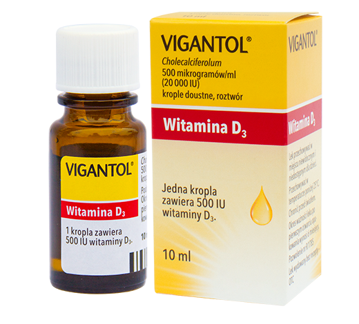 VIGANTOL krople 20.000 im./1ml-10ml''             