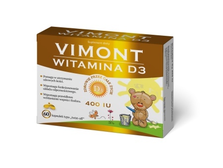 Vimont WItamina D3 400 IU -  60 kapsułek