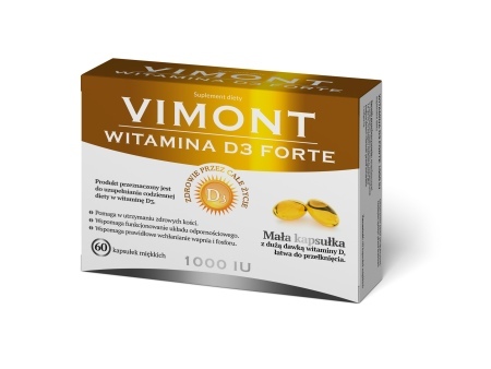 Vimont Witamina D3 Forte 1000 IU *60 kapsułek